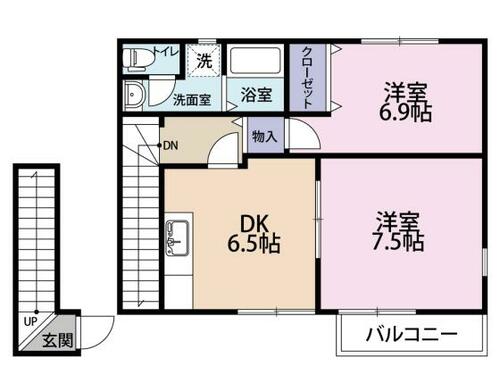 同じ建物の物件間取り写真 - ID:242001436581