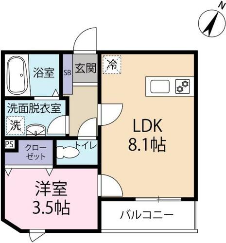 同じ建物の物件間取り写真 - ID:242001405342