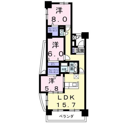 同じ建物の物件間取り写真 - ID:209005503742