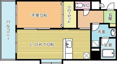 ラフィーネ金田 701｜福岡県北九州市小倉北区金田２丁目(賃貸マンション1LDK・7階・36.77㎡)の写真 その2