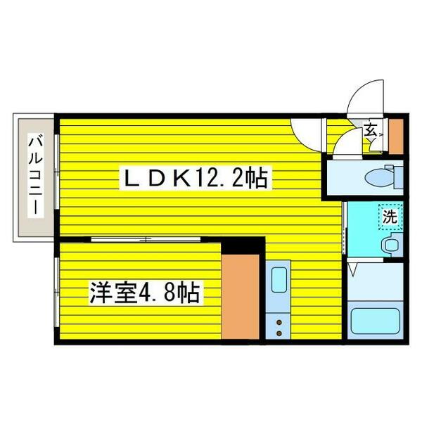 北海道札幌市東区北十七条東１４丁目(賃貸マンション1LDK・3階・37.50㎡)の写真 その2
