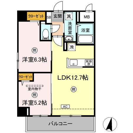 同じ建物の物件間取り写真 - ID:232002939833