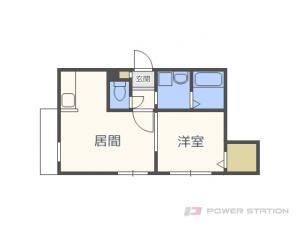 アール南郷１６｜北海道札幌市白石区南郷通１６丁目北(賃貸マンション1LDK・4階・31.52㎡)の写真 その2