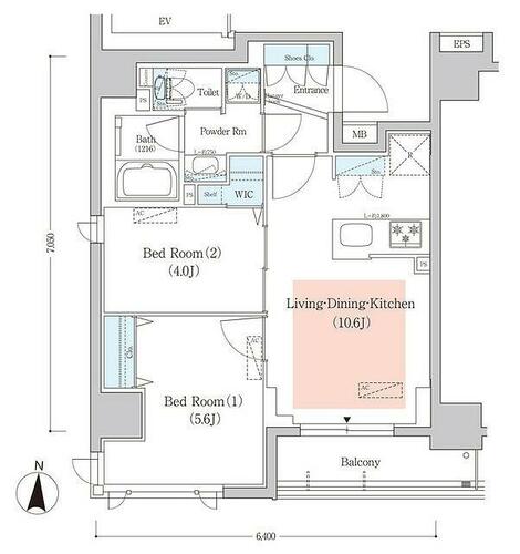 同じ建物の物件間取り写真 - ID:213104751027