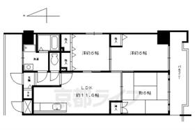 ミルウインドウ 202 ｜ 京都府京都市下京区五条通新町西入西錺屋町（賃貸マンション3LDK・2階・65.83㎡） その2