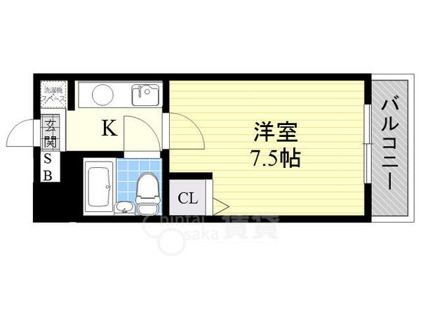 ＥＰＯ北野レジデンス｜大阪府大阪市淀川区塚本３丁目(賃貸マンション1K・6階・19.84㎡)の写真 その2