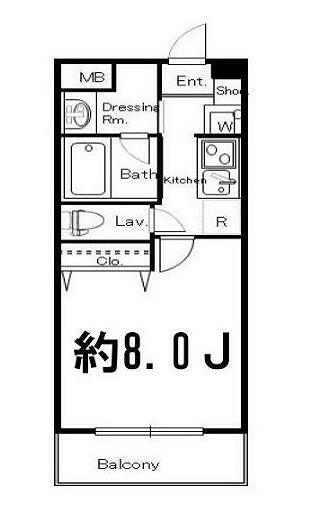 ドゥーエ西大島Ⅱ 1206｜東京都江東区大島４丁目(賃貸マンション1K・12階・25.92㎡)の写真 その2