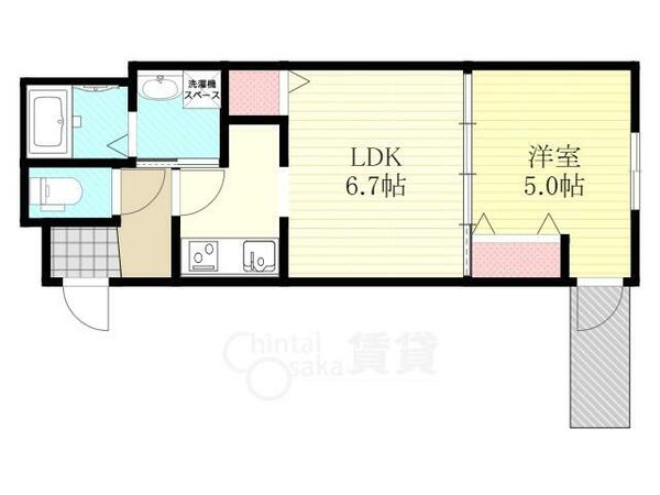 フジパレス瑞光８番館｜大阪府大阪市東淀川区小松４丁目(賃貸アパート1LDK・1階・34.00㎡)の写真 その2