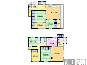 小樽市末広町６－５戸建｜北海道小樽市末広町(賃貸一戸建6LDK・--・125.86㎡)の写真 その2