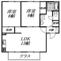 静岡県浜松市中央区天王町（賃貸アパート2LDK・1階・55.33㎡） その2