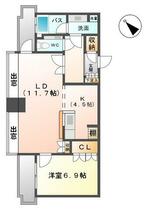 千種タワーヒルズ 1302 ｜ 愛知県名古屋市千種区千種２丁目（賃貸マンション1LDK・13階・57.01㎡） その2