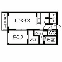 ＬＩＩＳＡ桑園 407 ｜ 北海道札幌市中央区北十三条西１５丁目（賃貸マンション1LDK・4階・35.19㎡） その2