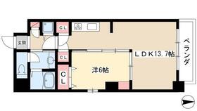 アモン　フォンテーヌ 1001 ｜ 愛知県名古屋市東区泉１丁目（賃貸マンション1LDK・10階・46.87㎡） その2