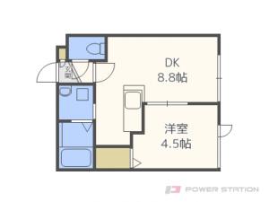 同じ建物の物件間取り写真 - ID:201022434342