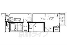 京都府京都市伏見区桃山町丹後（賃貸アパート1K・1階・20.17㎡） その2