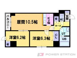 同じ建物の物件間取り写真 - ID:201022486610