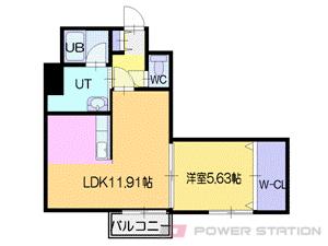 同じ建物の物件間取り写真 - ID:201022492086