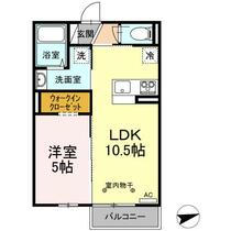 アドヴァンスサクラ 202 ｜ 岩手県北上市さくら通り５丁目（賃貸アパート1LDK・2階・36.74㎡） その2