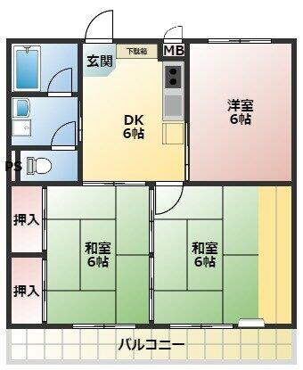 同じ建物の物件間取り写真 - ID:204004058745