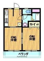 山形県米沢市西大通１丁目（賃貸マンション2K・3階・35.47㎡） その2