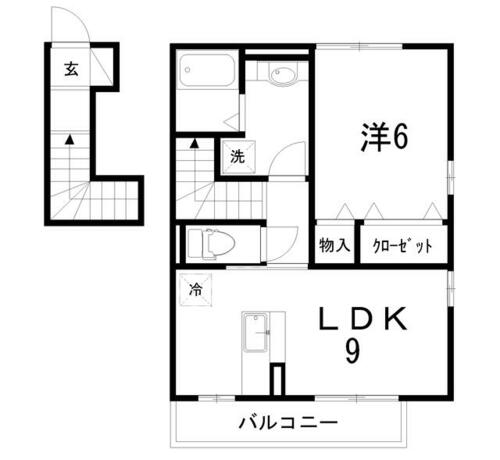 同じ建物の物件間取り写真 - ID:239001347049