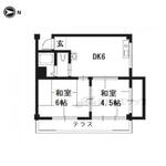 京都市山科区上花山坂尻 3階建 築41年のイメージ