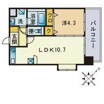 コンダクト福岡東 822 ｜ 福岡県福岡市博多区豊２丁目（賃貸マンション1LDK・8階・34.54㎡） その2