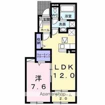 アルバスターⅡ 102 ｜ 千葉県白井市西白井４丁目（賃貸アパート1LDK・1階・50.14㎡） その2