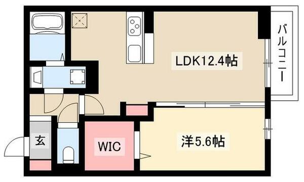 セントラルガーデン名駅東 202｜愛知県名古屋市西区新道１丁目(賃貸アパート1LDK・2階・43.03㎡)の写真 その2