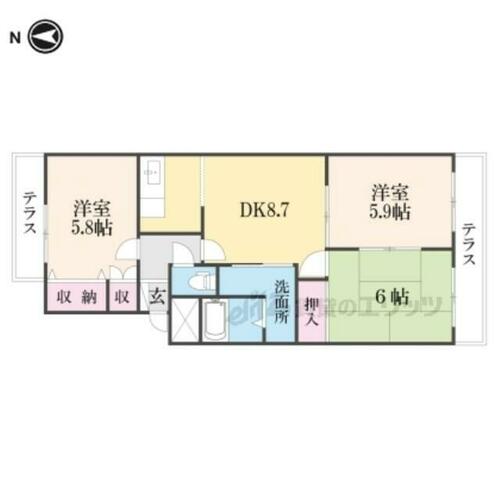 同じ建物の物件間取り写真 - ID:229008927883