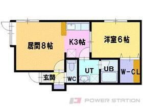 フォーサイトカレッジⅡ  ｜ 北海道江別市野幌若葉町（賃貸アパート1LDK・1階・37.70㎡） その2