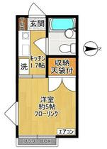 ブロブラン 101 ｜ 神奈川県川崎市多摩区布田（賃貸アパート1K・1階・17.20㎡） その2