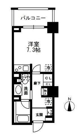 レジディア中落合　Ｂ棟 B502｜東京都新宿区中落合１丁目(賃貸マンション1R・5階・24.09㎡)の写真 その2