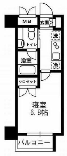 レジディア月島Ⅲ 807｜東京都中央区月島３丁目(賃貸マンション1K・8階・21.00㎡)の写真 その2