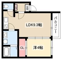 Ｍａｎａｓａ塩池 301 ｜ 愛知県名古屋市中村区塩池町２丁目（賃貸アパート1LDK・3階・32.27㎡） その2