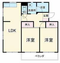 ユートピア南山 301 ｜ 愛知県名古屋市瑞穂区春山町（賃貸マンション2LDK・3階・55.77㎡） その2