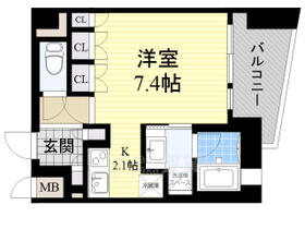 大阪府大阪市西区京町堀１丁目（賃貸マンション1R・10階・30.34㎡） その2