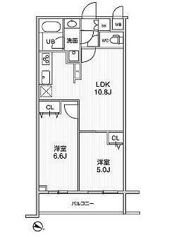 ＬＩＭＥ　ＲＥＳＩＤＥＮＣＥ　ＨＩＫＩＦＵＮＥ（ライムレジデンス曳舟） 523｜東京都墨田区東向島１丁目(賃貸マンション2LDK・5階・48.02㎡)の写真 その2
