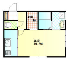 シュシュ 106 ｜ 山形県米沢市通町６丁目（賃貸アパート1K・1階・27.60㎡） その2