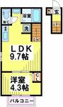 調布市若葉町３丁目 2階建 築3年のイメージ