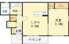 デュラ・カーサ　ラセーヌ 105 ｜ 大阪府松原市別所８丁目（賃貸テラスハウス1LDK・--・42.25㎡） その2