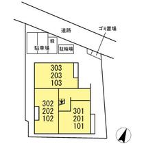 プランドール鷺宮  ｜ 東京都中野区鷺宮１丁目（賃貸アパート2LDK・2階・49.61㎡） その2