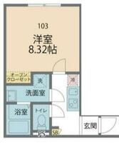 神奈川県厚木市水引１丁目（賃貸アパート1K・1階・25.56㎡） その2