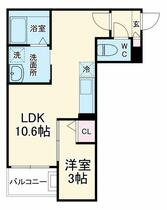 Ｊａｃｋ　ｉｚｕｍｉⅠ 201 ｜ 愛知県一宮市泉２丁目（賃貸アパート1LDK・2階・32.17㎡） その2