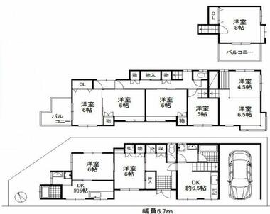 間取り：227101777163