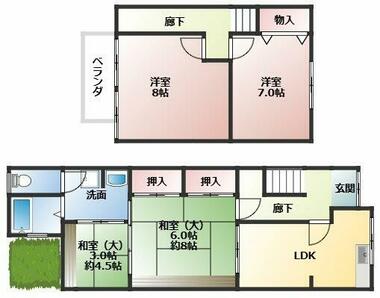 間取り：228059101383