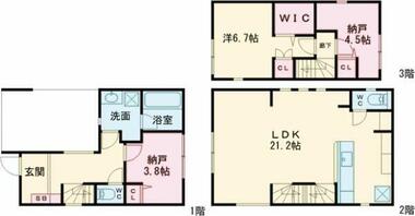 間取り：213142043697