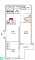サン・ユイット 103 ｜ 神奈川県川崎市多摩区宿河原２丁目（賃貸マンション2LDK・1階・63.69㎡） その2
