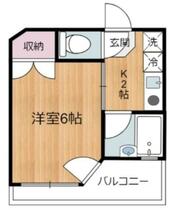 オークスヒヤマ  ｜ 神奈川県川崎市多摩区菅１丁目（賃貸マンション1K・2階・19.00㎡） その2