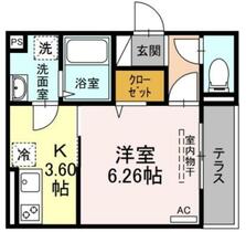 アナシエ南篠崎町Ⅱ  ｜ 東京都江戸川区南篠崎町４丁目（賃貸アパート1K・1階・27.37㎡） その2